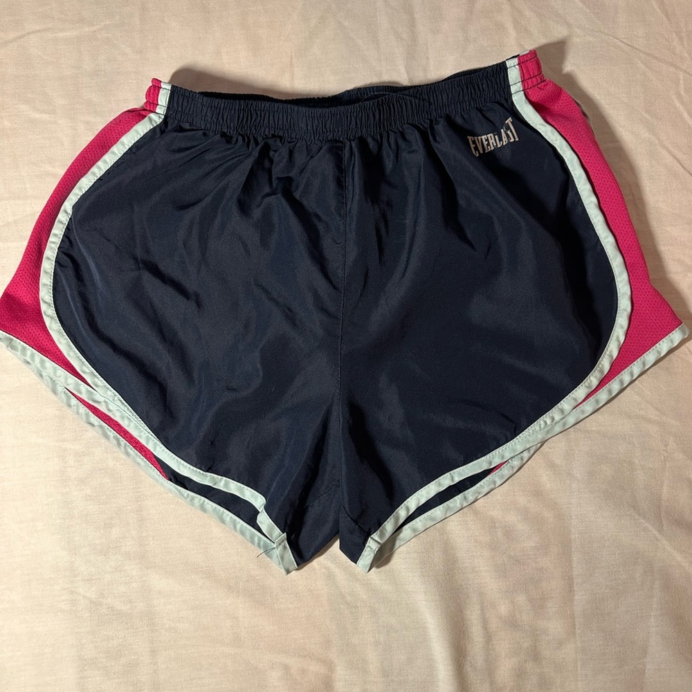 Everlast blue & pink running shorts with liner. Size S/C